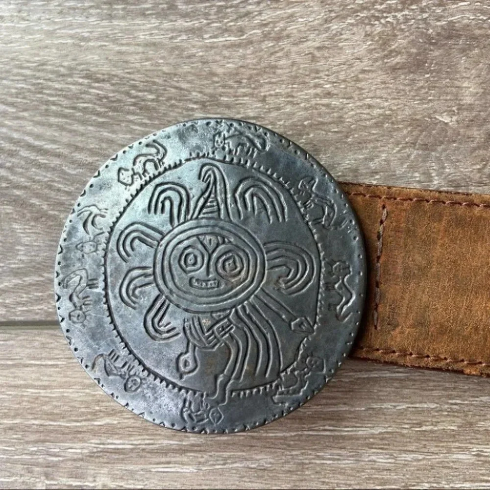 Vintage Kudos Boho Western Leather Belt